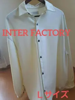 poyo×ユウ×INTER FACTORY バルーン袖オーバーシャツ長袖シャツのサムネイル