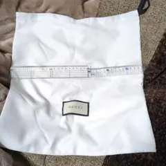 GUCCI ホワイトショップ袋 約30cm x 40cm