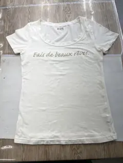 ROPÉ ロゴプリント 半袖Tシャツ ホワイトのサムネイル