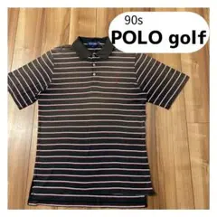 90s POLO golf ポロシャツ ボーダー USA企画 ラルフローレンのサムネイル