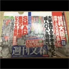 週刊文春 クリアファイル 文春砲Live 週刊文春デジタル SMAP ジャニーズ
