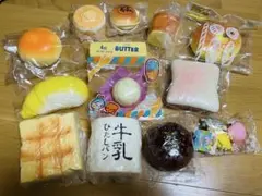 まとめ売り　パン　アイス　スクイーズ　低反発　セット　2