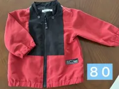 Bobson 赤黒 ジャケット 80