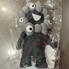 大阪関西万博　ミャクミャク　エドウィン大　ぬいぐるみ　EDWIN デニム　黒