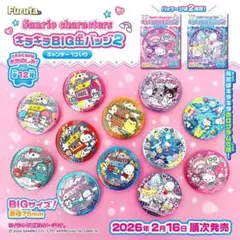 サンリオキャラクターズ　キラキラＢＩＧ缶バッジ2 マイメロ