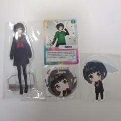 にじさんじ　雨森小夜　アクリルスタンド 缶バッジ　ステッカー　カード