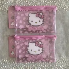 サンリオキャラクターズ ハローキティ ラメポーチ 2個セット