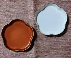 深川製磁✨紅梅白梅✨皿2枚セット