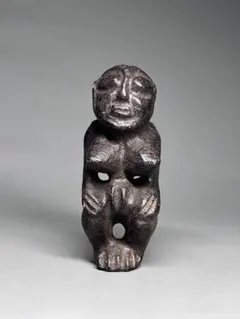 蝉 彫刻 オブジェ ペンダントトップ 琥珀・蜜蝋 セミ彫り ペンダント