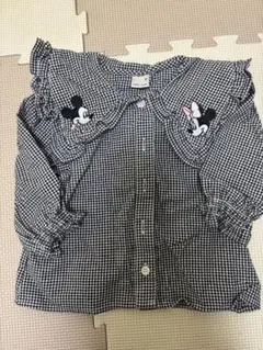 Disney ギンガムチェック シャツ 90cm プティマイン