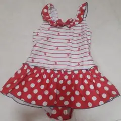 女の子　水着　ミニーちゃん水着　130　120