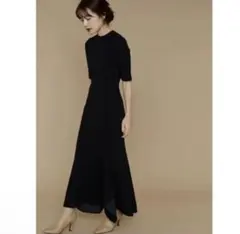 期間限定セールLo'r ロル Mermaid Rib Dress Black M