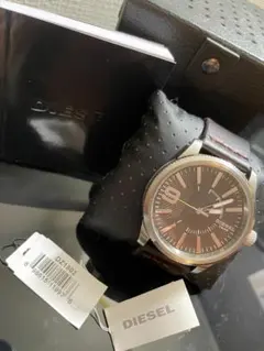 ディーゼル Diesel / 腕時計/RASP/DZ1802 / ブラウンレザー
