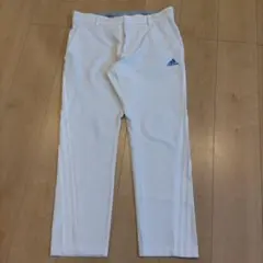 adidas メンズゴルフパンツ ホワイトストライプ　ウエスト82センチ