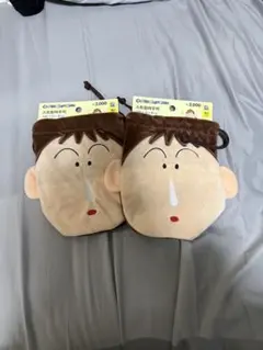 韓国ダイソー　クレヨンしんちゃん　ぼーちゃん　ポーチ