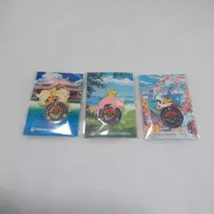 【新品未開封】ポケモンセンター　カガワ　オキナワ　フクオカ　限定 ロゴピンズ