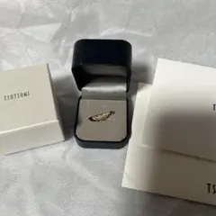 TSUTSUMI K18 YG フェザーダイアモンドペンダントのサムネイル