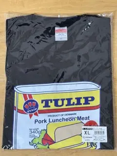 新品未使用★チューリップ公式★カンTシャツ ★懸賞★XL★BLACK★TULIP