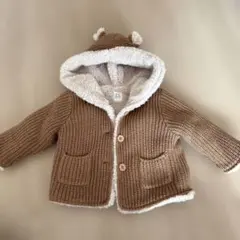 baby GAP フード付きアウター 3-6ヶ月 ベージュ