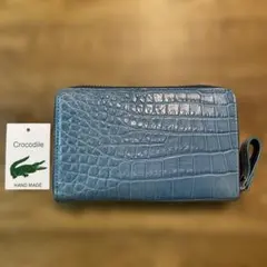 クロコダイルラウンド財布　サファイアのサムネイル