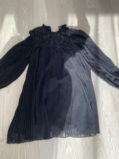 ZARA WOMAN 黒 長袖 チュニック XS 春夏秋に！