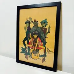 【黒額付きポスター】gorillaz ゴリラズ 15(新品)
