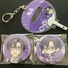 カラフルピーチ　もふ　缶バッジ、缶バッジケース　カラフルピーチタワー