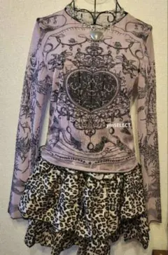 ♡新品✨タトゥー柄シアートップス y2k フェアリーグランジ