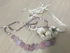 ★未使用　ピンクハウス 花モチーフ　ネックレス　2点のサムネイル