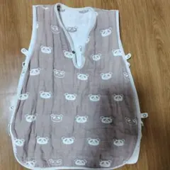 hugmamu日本製ガーゼスリーパー パンダ柄