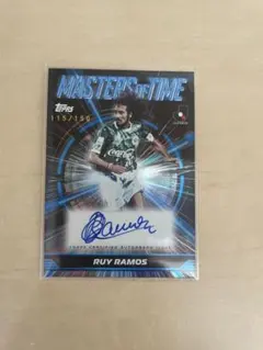 topps jリーグ　ラモス瑠偉サインカード　150シリ