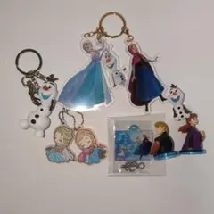 アナと雪の女王 キーホルダー・フィギュアセット