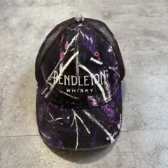 PENDLETON WHISKY 迷彩×ピンク メッシュキャップ