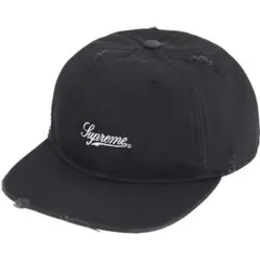 25AW Supreme Distressed Script 6-Panel