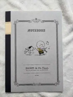 SNOOPY ピーナッツ B5ノート バイオリン　スヌーピーノート