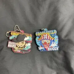 ワンピース　ミホーク　バギー　ラバーキーホルダー