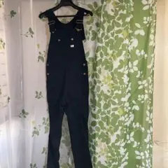 美品 Lee ブラックオーバーオール