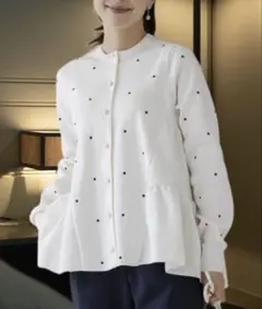 【SONO】3Dバックティアードニットカーディガンのサムネイル