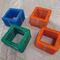多色プラスチック知育玩具セット