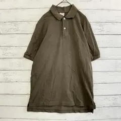 ブルックスブラザーズ 半袖 ポロシャツ S カーキ 刺繍 ロゴ 綿 1818