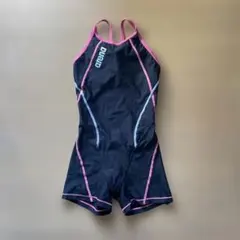arena スポーツ用水着 黒/ピンク　練習用　S