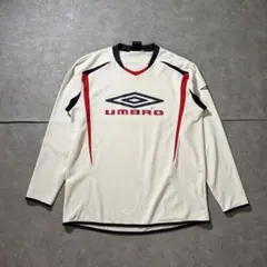 00s UMBRO 長袖 ゲームシャツ イングランド