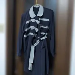 ROLLUSE ネイビー・グレー パンツスーツ