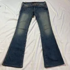Y2K Flare Denim Low Rise 00s archive ギャルのサムネイル