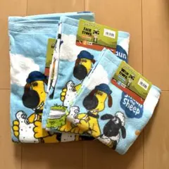新品！未使用！タグ付き ひつじのショーン　タオル　３種5枚セット