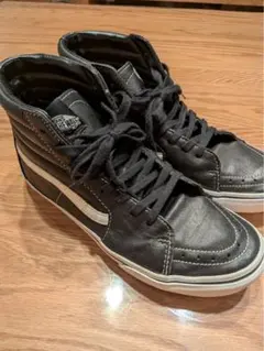 VANS SK8-HI ブラック レザー 27.5cm