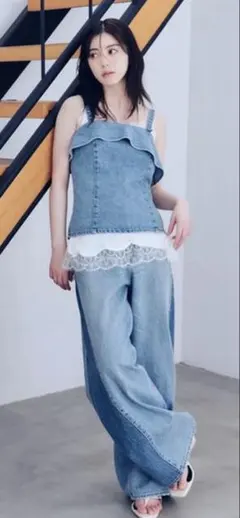 完売品⭐️新品タグ付⭐️2026バレルフォルムデニムパンツのサムネイル