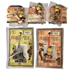 NARUTO ナルト カカシ キューピー ご当地限定 5点セット ストラップ