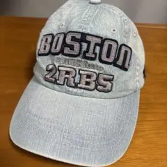 Y2K デニムキャップ 帽子 ブルー 韓国 ストリート 古着