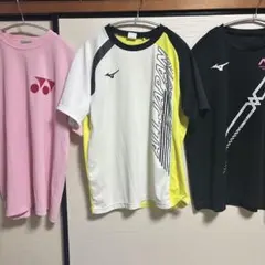 ヨネックス　ミズノ　tシャツセット
